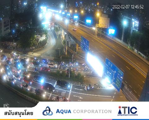 ภาพล่าสุด (กรุงเทพมหานคร) ถ.พระราม4 แยกทางด่วนพระราม4